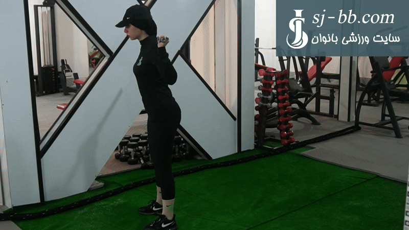 اجرای صحیح حرکت لانگز به عقب هالتر