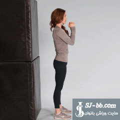 اسکوات بر روی دیوار